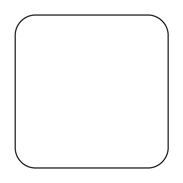 Thermal Transfer Slide Label, 15/16" x 15/16", 2 Across White